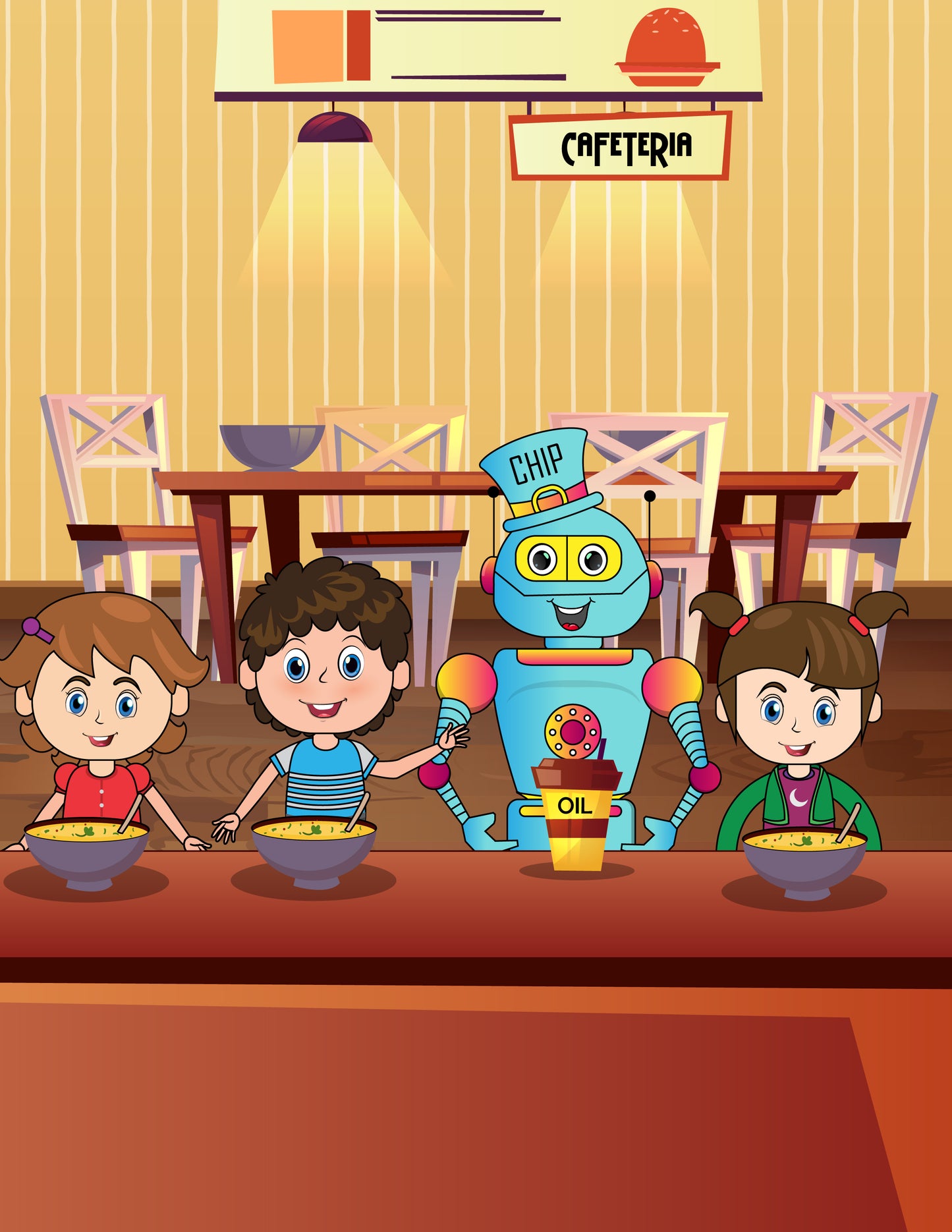 The Robot That Loved Chicken Soup (A Fun Picture Book About Food Allergies, Friendship, and Problem-Solving!)