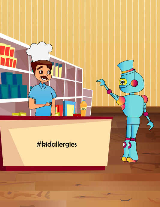 The Robot That Loved Chicken Soup (A Fun Picture Book About Food Allergies, Friendship, and Problem-Solving!)