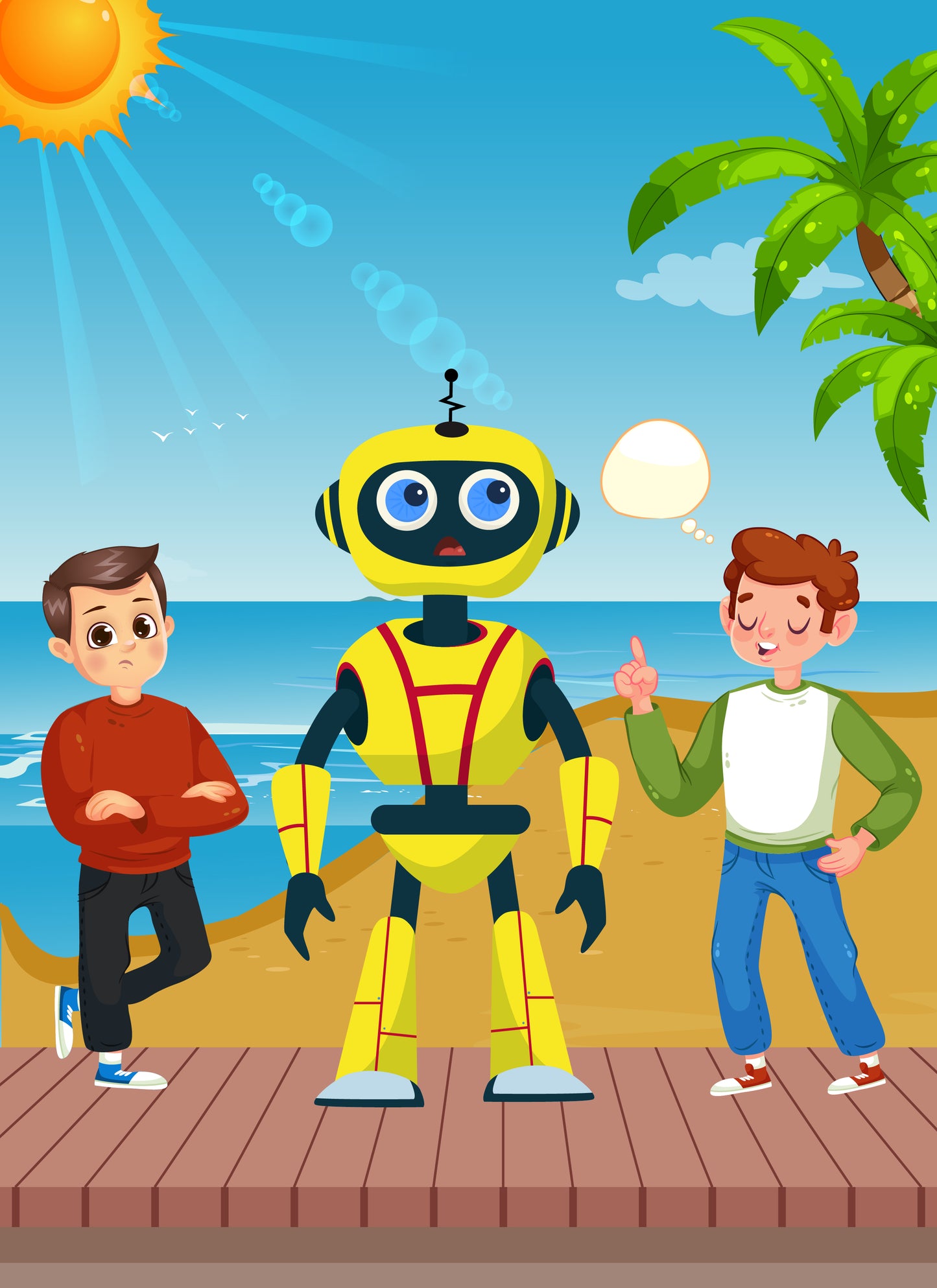 The Robot That Learned To Surf! - A New Picture Book Teaching Kids About Allergies, Inclusion, and Problem-Solving
